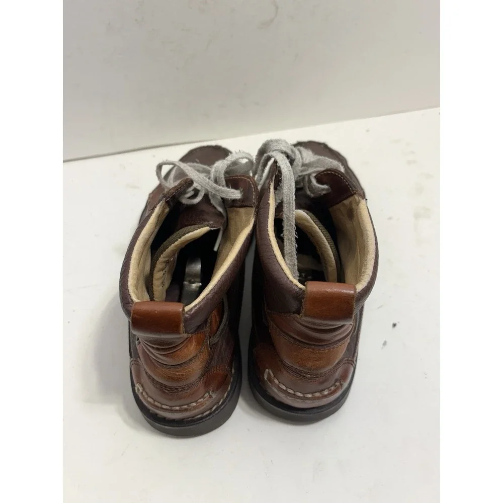 LL Bean Allagash Boots Men Shoes‎ Brown Bison Leather Chukkas Gorpcore 8.5 EE